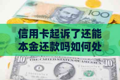 信用卡起诉了还能本金还款吗如何处理