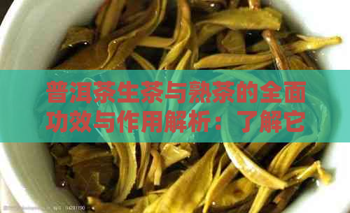 普洱茶生茶与熟茶的全面功效与作用解析：了解它们的不同之处和适用场景