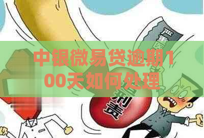 中银微易贷逾期100天如何处理