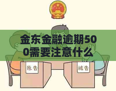 金东金融逾期500需要注意什么