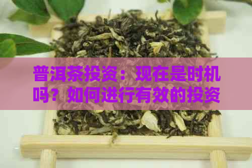 普洱茶投资：现在是时机吗？如何进行有效的投资策略？