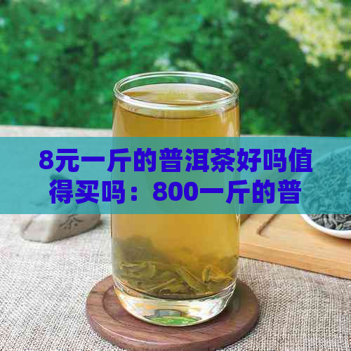 8元一斤的普洱茶好吗值得买吗：800一斤的普洱茶品质与价值如何？