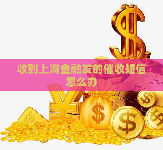 收到上海金融发的短信怎么办