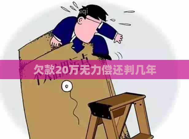 欠款20万无力偿还判几年