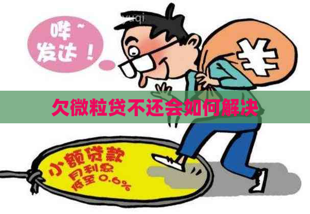 欠微立贷不还会如何解决