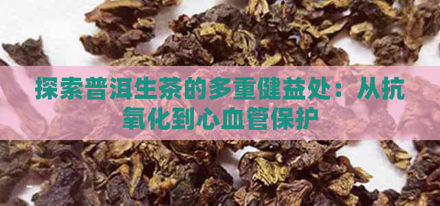 探索普洱生茶的多重健益处：从抗氧化到心血管保护