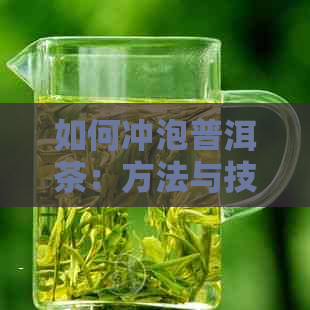 如何冲泡普洱茶：方法与技巧，让茶更好喝