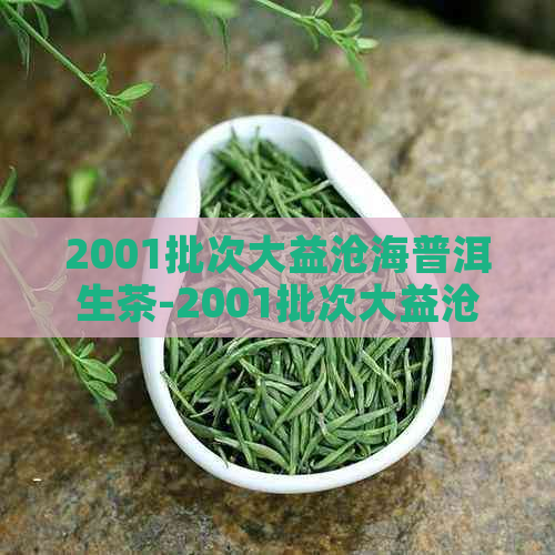 2001批次大益沧海普洱生茶-2001批次大益沧海普洱生茶提装