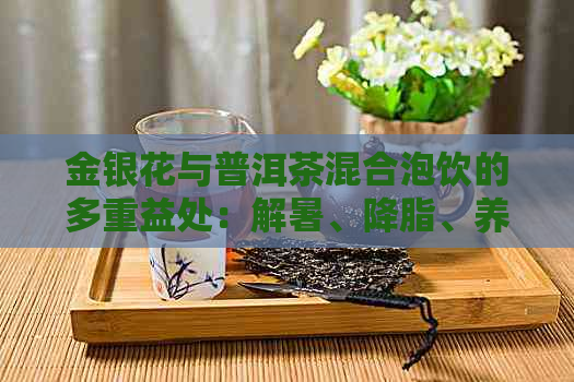 金银花与普洱茶混合泡饮的多重益处：解暑、降脂、养胃还提神