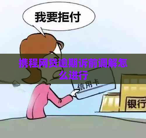 携程网贷逾期诉前调解怎么进行