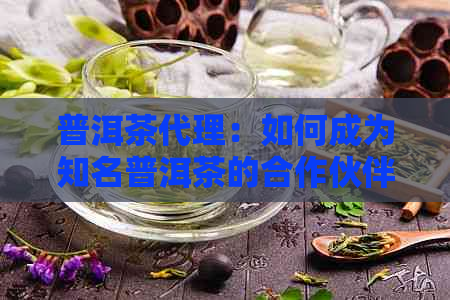 普洱茶代理：如何成为知名普洱茶的合作伙伴？