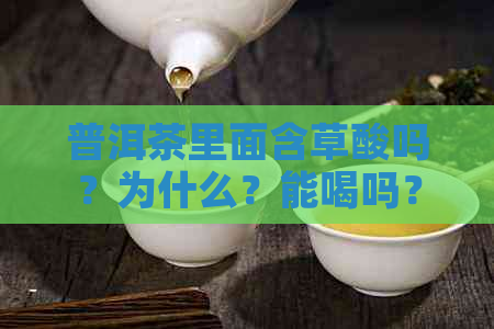 普洱茶里面含草酸吗？为什么？能喝吗？百度百科。