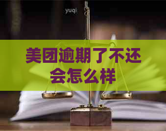 美团逾期了不还会怎么样