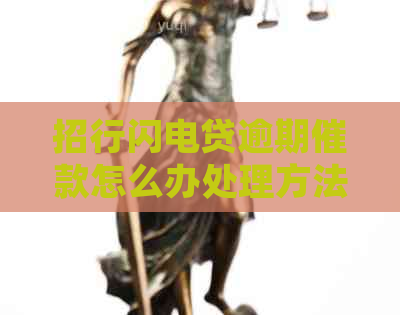 招行闪电贷逾期催款怎么办处理方法