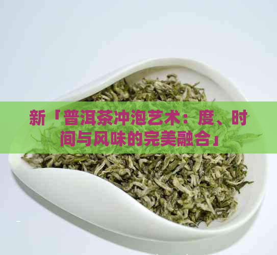 新「普洱茶冲泡艺术：度、时间与风味的完美融合」