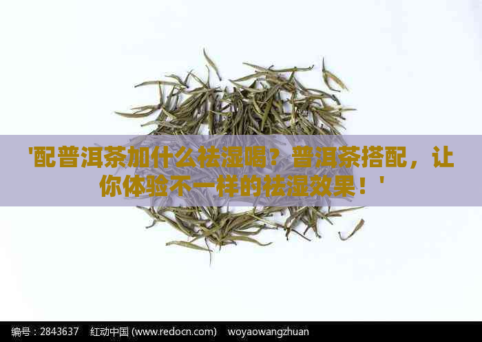 '配普洱茶加什么祛湿喝？普洱茶搭配，让你体验不一样的祛湿效果！'