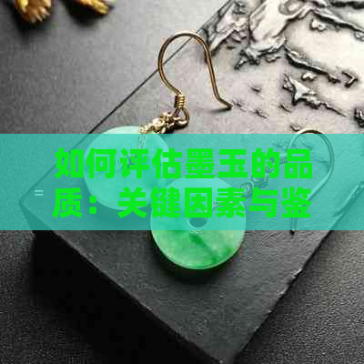 如何评估墨玉的品质：关键因素与鉴别技巧