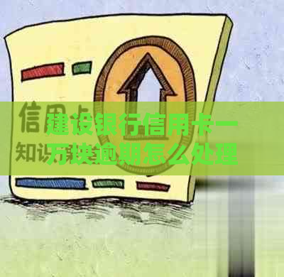 建设银行信用卡一万块逾期怎么处理