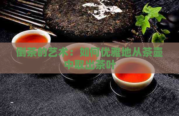 倒茶的艺术：如何优雅地从茶壶中取出茶叶