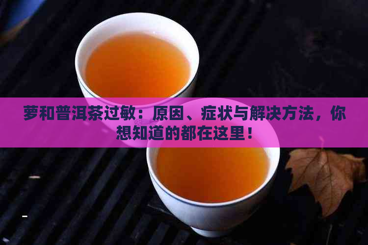 萝和普洱茶过敏：原因、症状与解决方法，你想知道的都在这里！