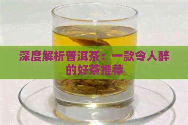 深度解析普洱茶：一款令人醉的好茶推荐