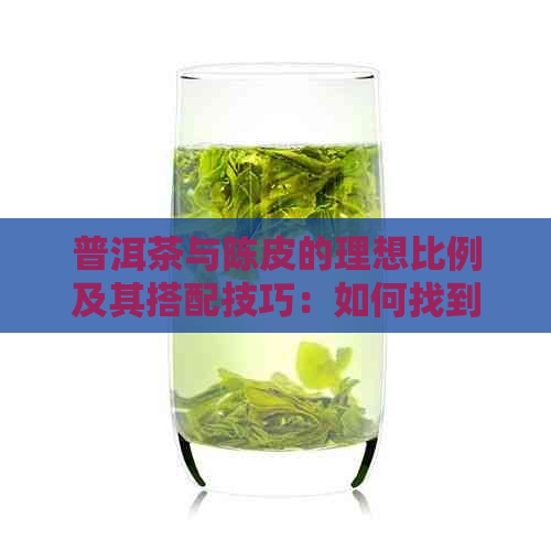 普洱茶与陈皮的理想比例及其搭配技巧：如何找到最适合您的茶叶组合