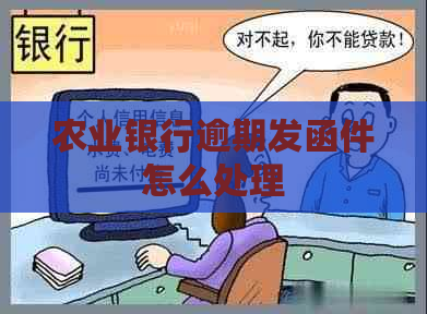 农业银行逾期发函件怎么处理