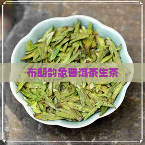 布朗韵象普洱茶生茶