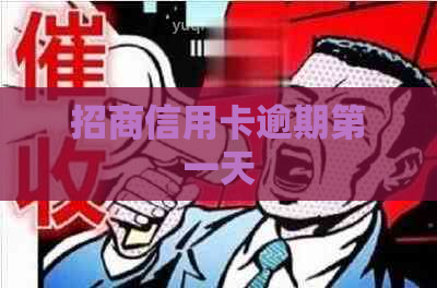 招商信用卡逾期之一天