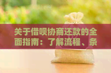 关于借呗协商还款的全面指南：了解流程、条件及可能的影响