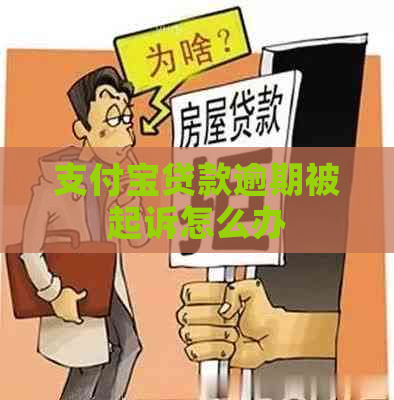 支付宝贷款逾期被起诉怎么办