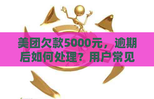 美团欠款5000元，逾期后如何处理？用户常见问题解答