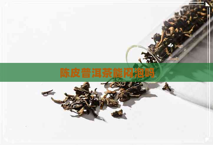 陈皮普洱茶能闷泡吗