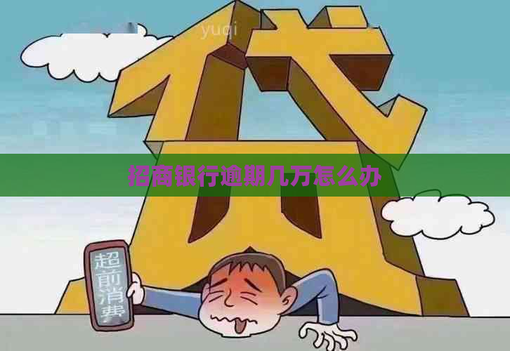 招商银行逾期几万怎么办