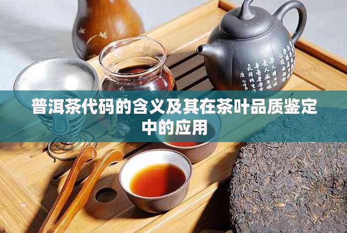 普洱茶代码的含义及其在茶叶品质鉴定中的应用