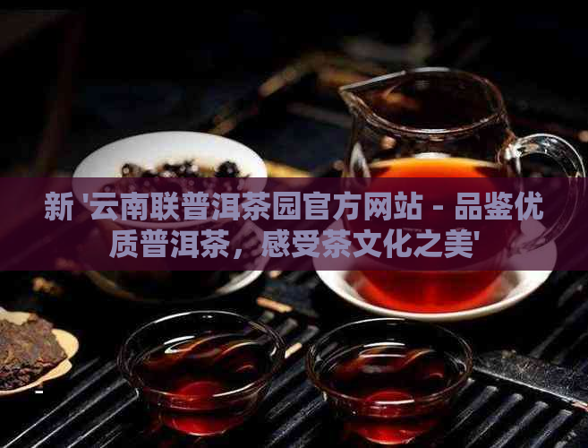 新 '云南联普洱茶园官方网站 - 品鉴优质普洱茶，感受茶文化之美'