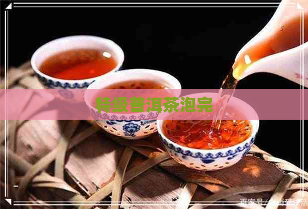 特级普洱茶泡完