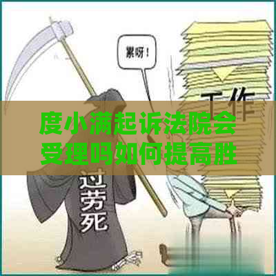 度小满起诉法院会受理吗如何提高胜诉率