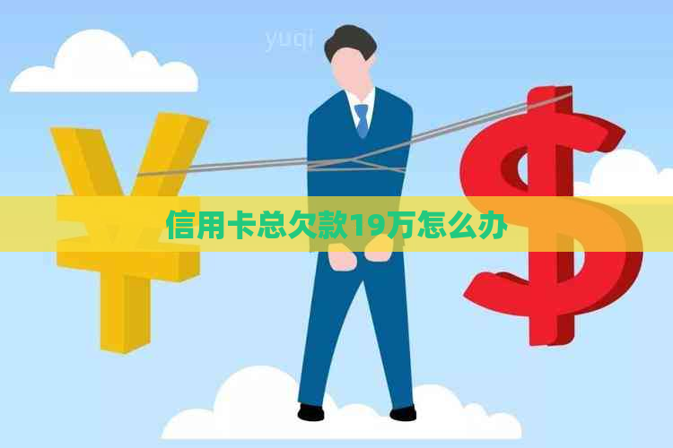 信用卡总欠款19万怎么办