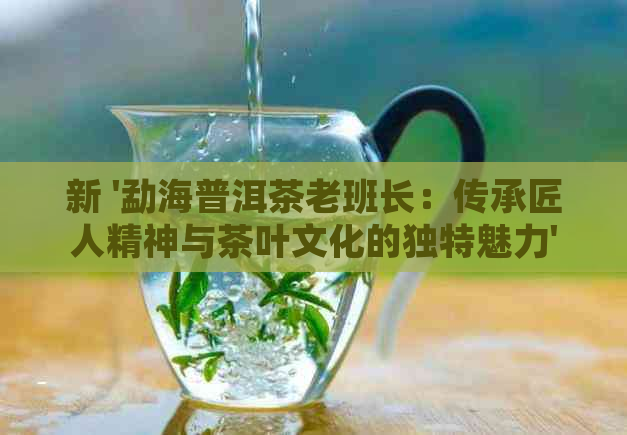 新 '勐海普洱茶老班长：传承匠人精神与茶叶文化的独特魅力'