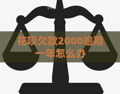 花呗欠款2000逾期一年怎么办