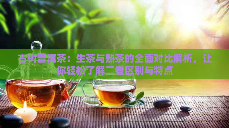 古树普洱茶：生茶与熟茶的全面对比解析，让你轻松了解二者区别与特点