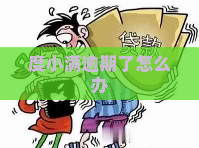 度小满逾期了怎么办