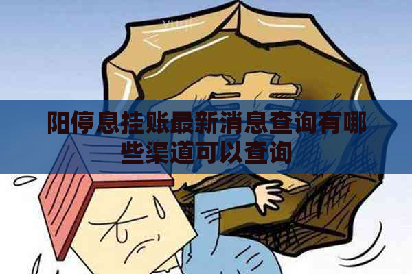 阳停息挂账最新消息查询有哪些渠道可以查询