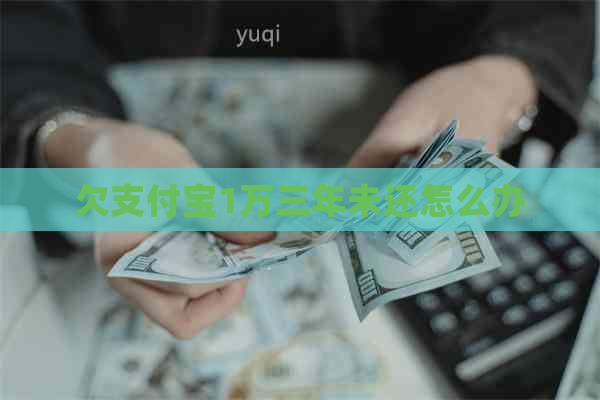 欠支付宝1万三年未还怎么办