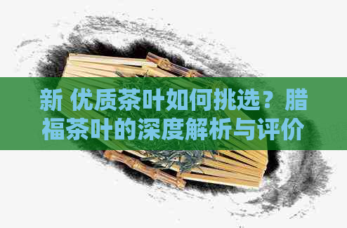 新 优质茶叶如何挑选？腊福茶叶的深度解析与评价