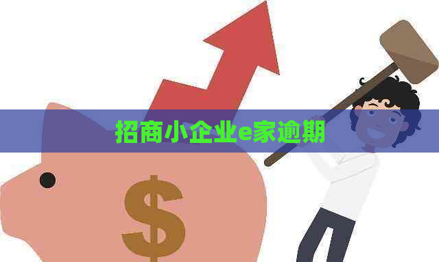 招商小企业e家逾期