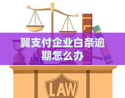 翼支付企业白条逾期怎么办