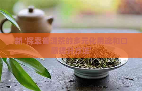 新 '探索普洱茶的多元化用途和口感提升方法'