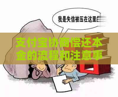 支付宝协商偿还本金的流程和注意事项